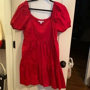Red Babydoll Dress
